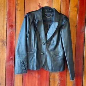 Pamela McCoy leather jacket